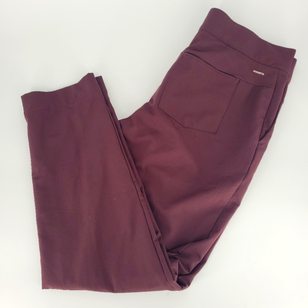 Mondetta Stretch Straight Leg Women's Purple Pants Size 10